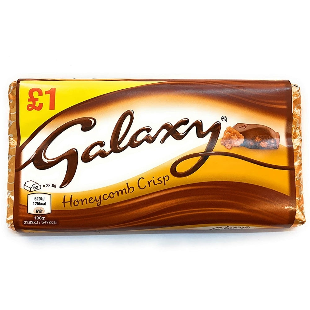 Galaxy Honeycomb Crisp - 114g - Galaxy - British Chocolate - Galaxy Chocolate - British Chocolate Bar
