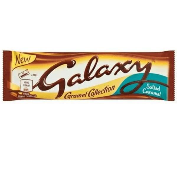 Galaxy Salted Caramel Chocolate Bar Galaxy 60g - 2000s British Caramel Chocolate Chocolate Bar