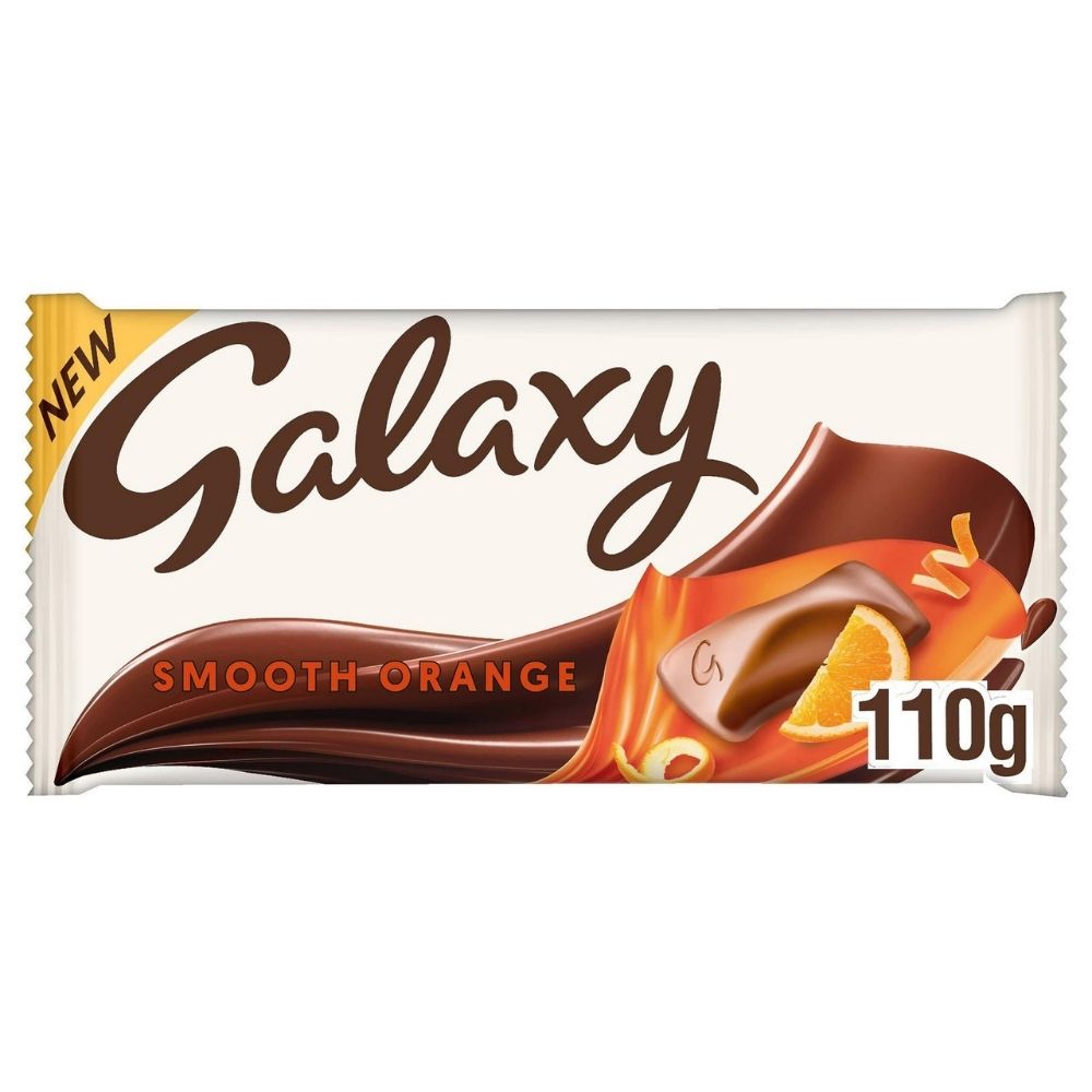 Galaxy Smooth Orange Chocolate Bar UK - 110 g