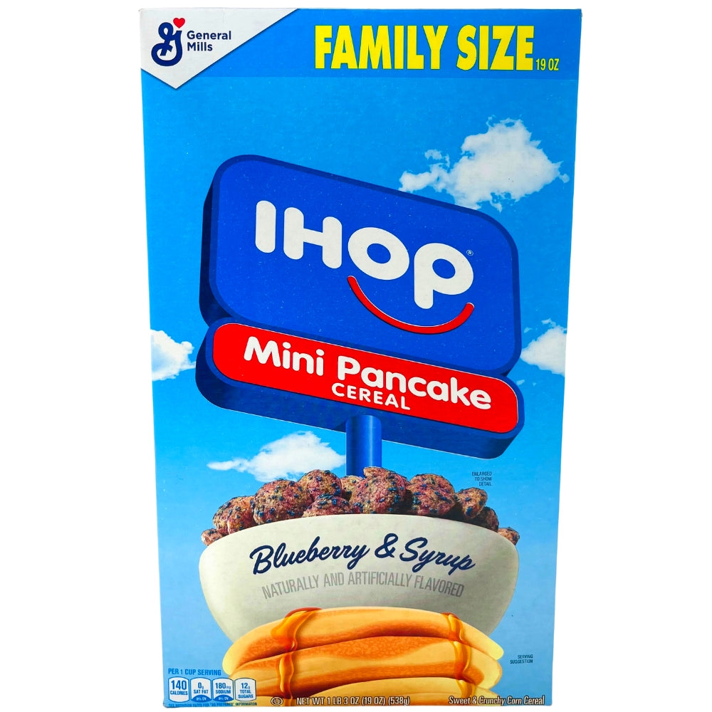 General Mills Ihop Mini Pancake Cereal Family Size - 538g - American Cereal