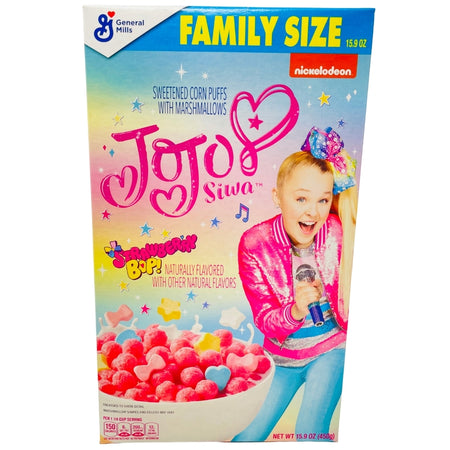General Mills Jojo Siwa Strawberry Bop! Cereal 450g Candy Funhouse