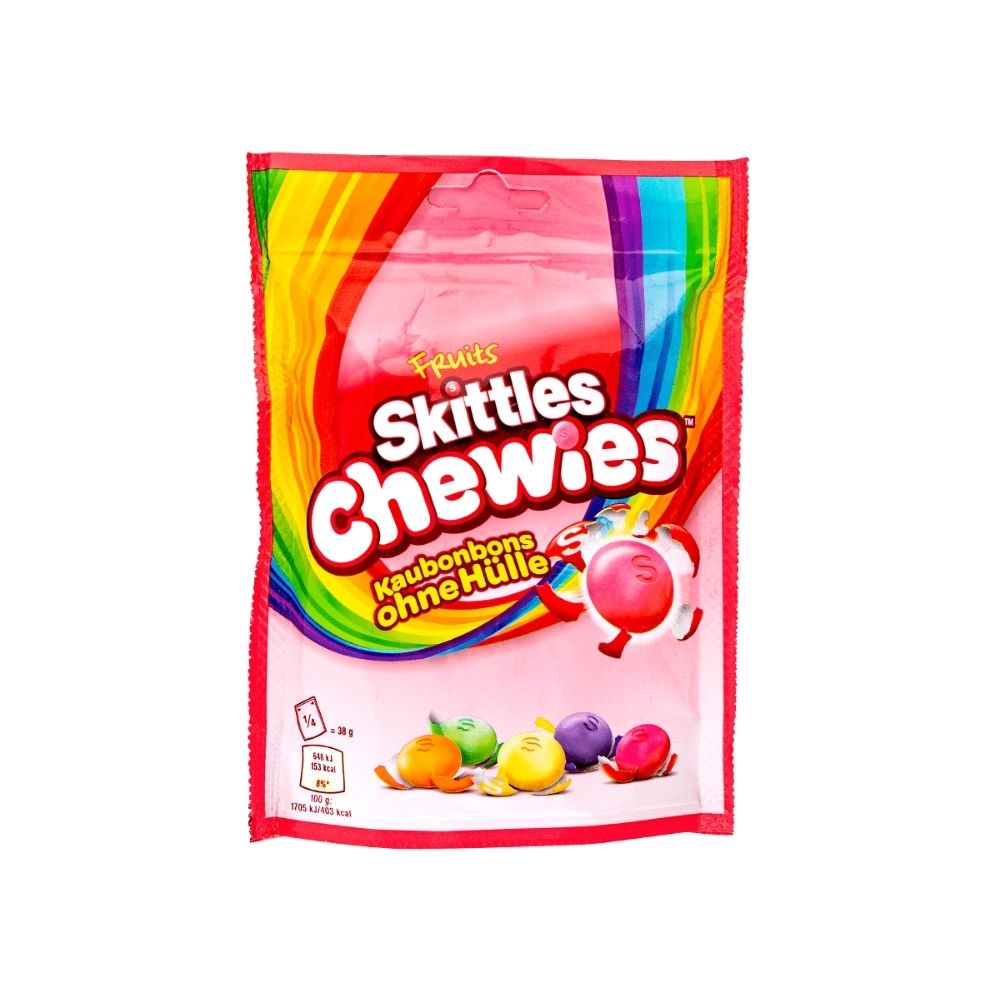 German Skittles Fruits Chewies Shelless Chewy Candies 152g bag Candy Funhouse Canada