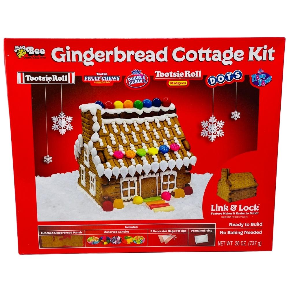 Gingerbread Cottage Kit w/ Tootsie Candies  - 26oz