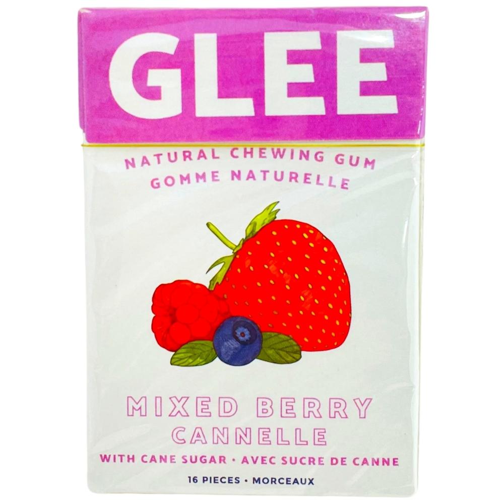 Glee Gum Mixed Berry 16 Pieces Candy Funhouse Candy Funhouse CA