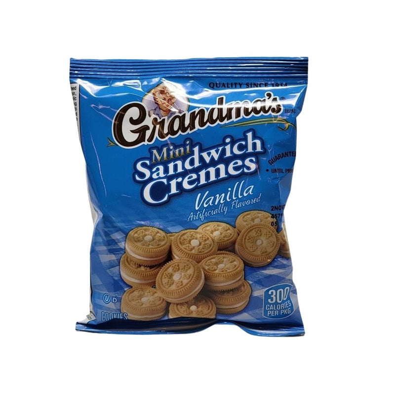 Grandma's Mini Sandwich Cremes Vanilla - 2.12oz Candy Funhouse Online Candy Shop