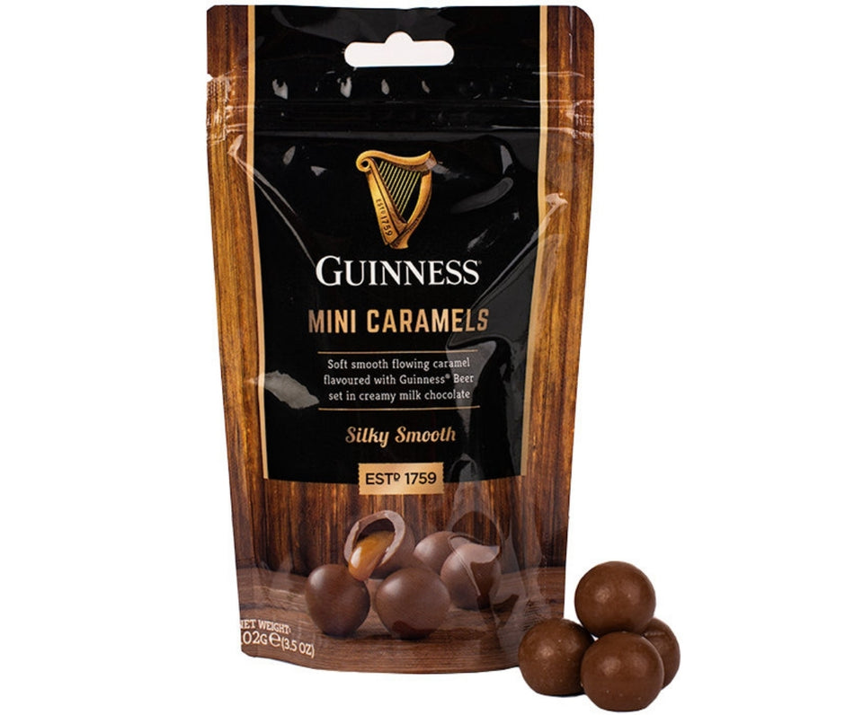 Guinness Mini Caramels   UK Chocolate christmas beer flavoured stocking stuffer caramels truffles caramel chocolate milk