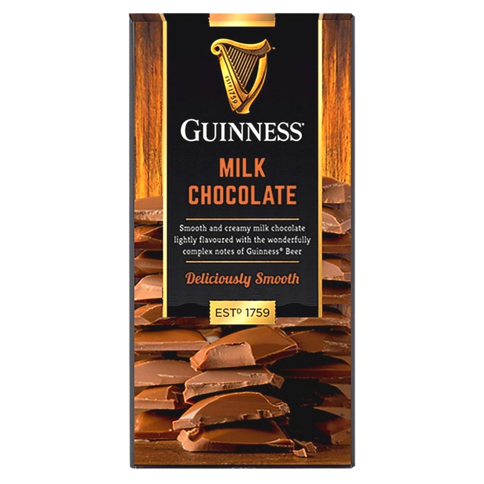 Guinness Milk Chocolate Bar (UK) - 90g