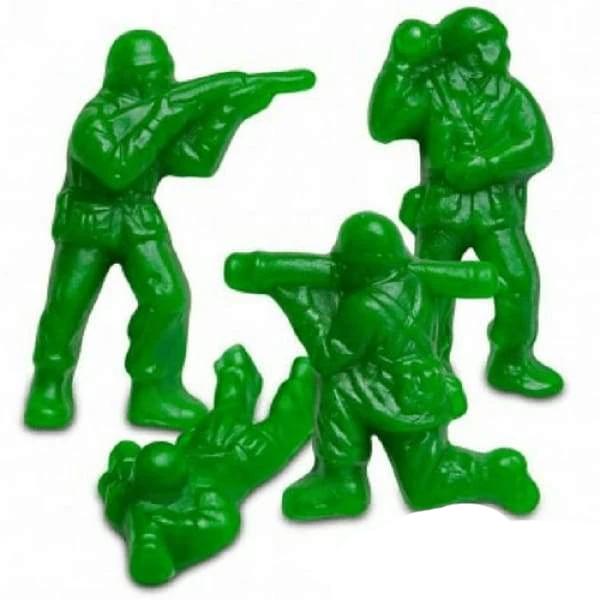 Gummi Army Guys Albanese Candy 2.5kg - Albanese American American Candy Bulk Colour_Green