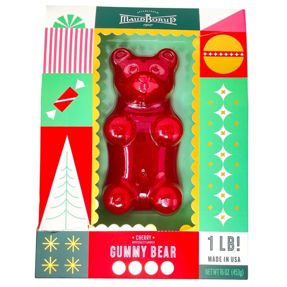 Christmas Holiday Jumbo Gummy Bear - 1lb+