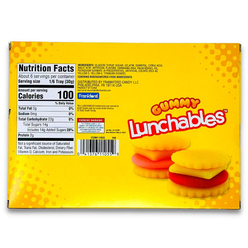 Kraft Lunchables Cracker Stackers back