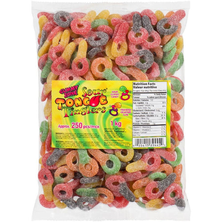 Gummy Zone Sour Tongue Tinglers-250 Pieces