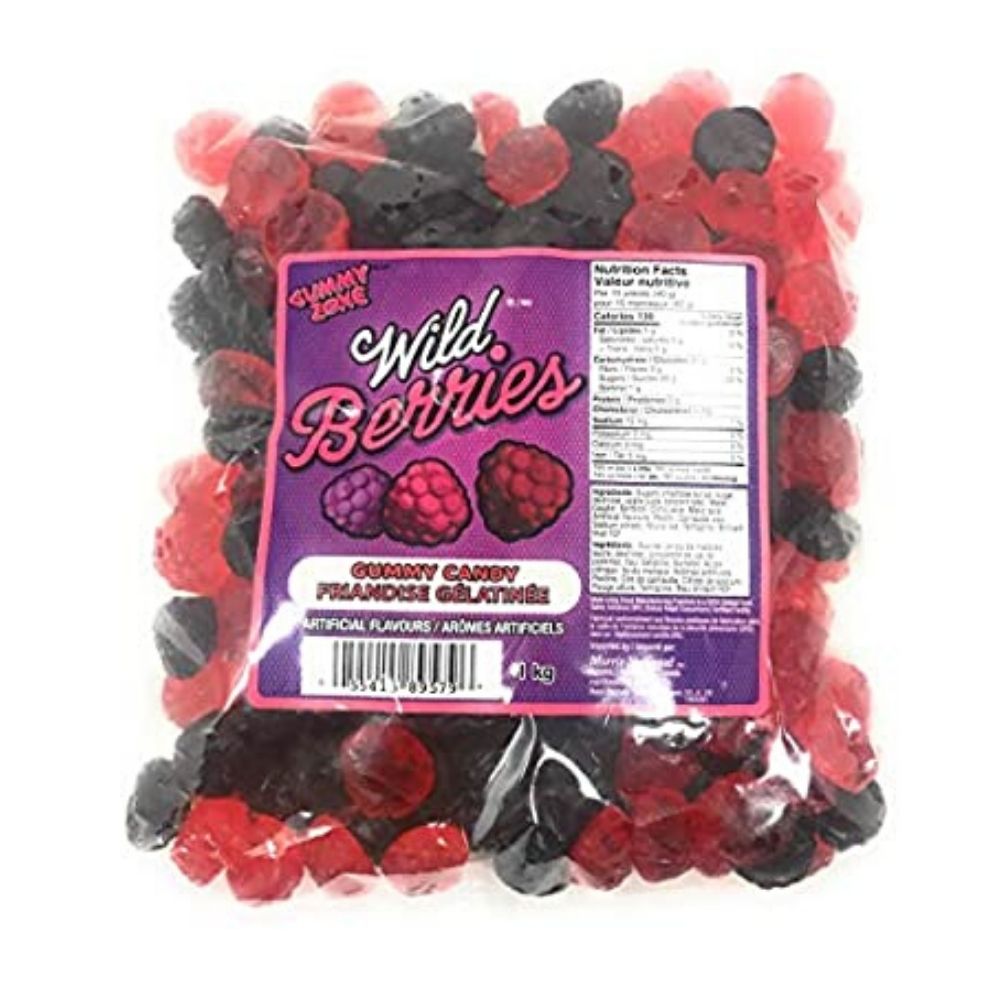 Gummy Zone Wild Berries Gummy Candies-Bulk Candy Canada