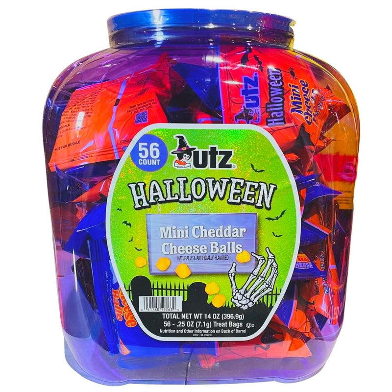 UTZ Halloween Mini Cheese Balls - 14oz | Candy Funhouse