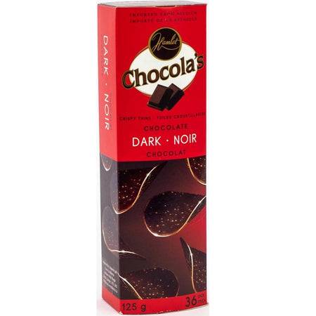 Hamlet Chocola's Crispy Thins Dark - 125g