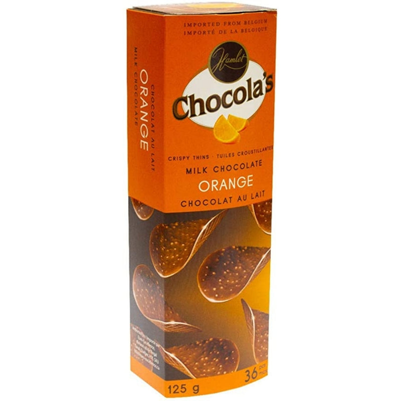 Hamlet Chocola's Crispy Thins Orange - 125g
