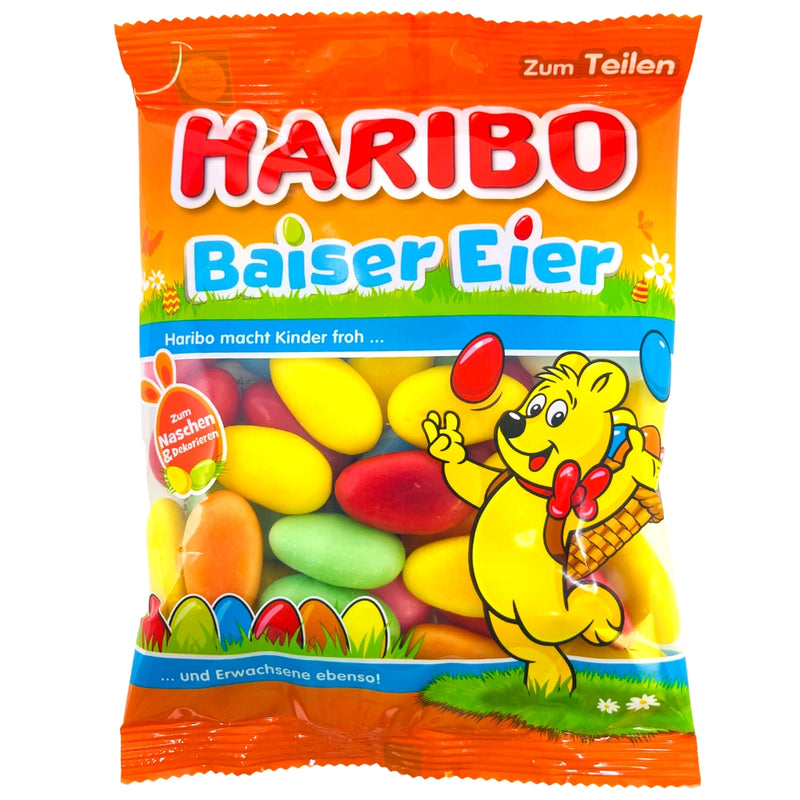 Haribo Baiser Eier (Meringue Eggs) (Ger) - 175g - Haribo - Haribo Gummy - Haribo Gummies - Gummy - Gummies - Easter Eggs - Easter Egg - Easter Candy - Easter Treats - Easter Treat - Easter Egg Candy