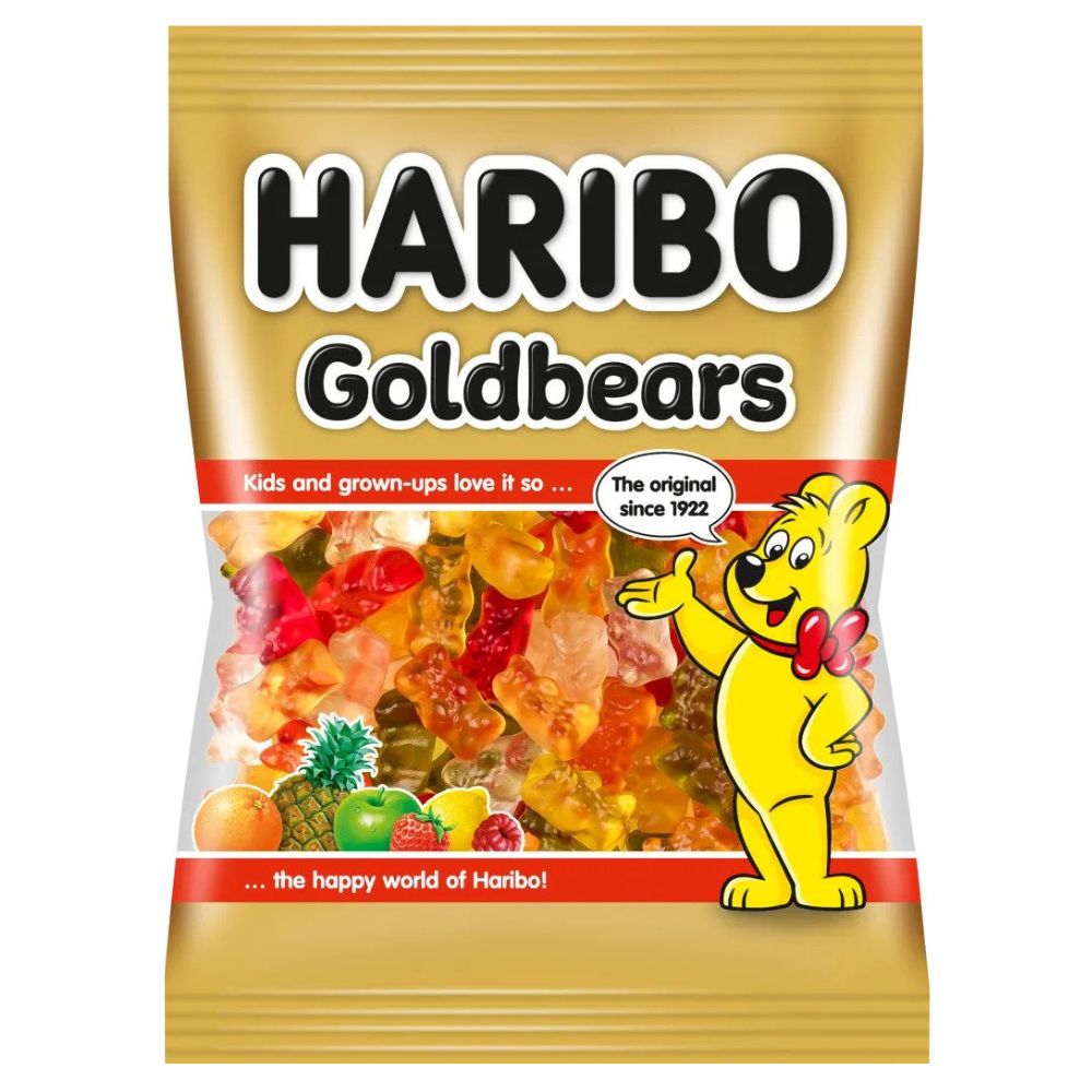 Haribo Gold Bears Gummy Candy - 120g