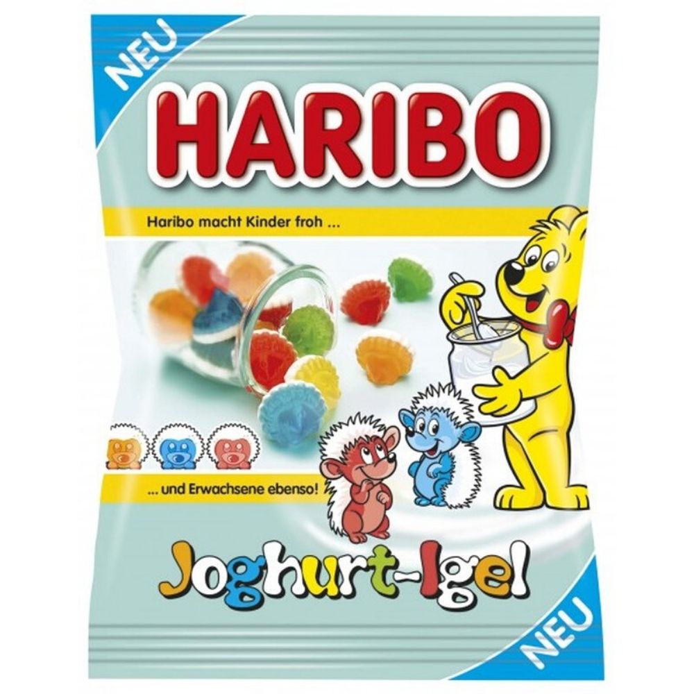 Haribo Joghurt-Igel Hedgehogs Candy-175g-Made in Germany