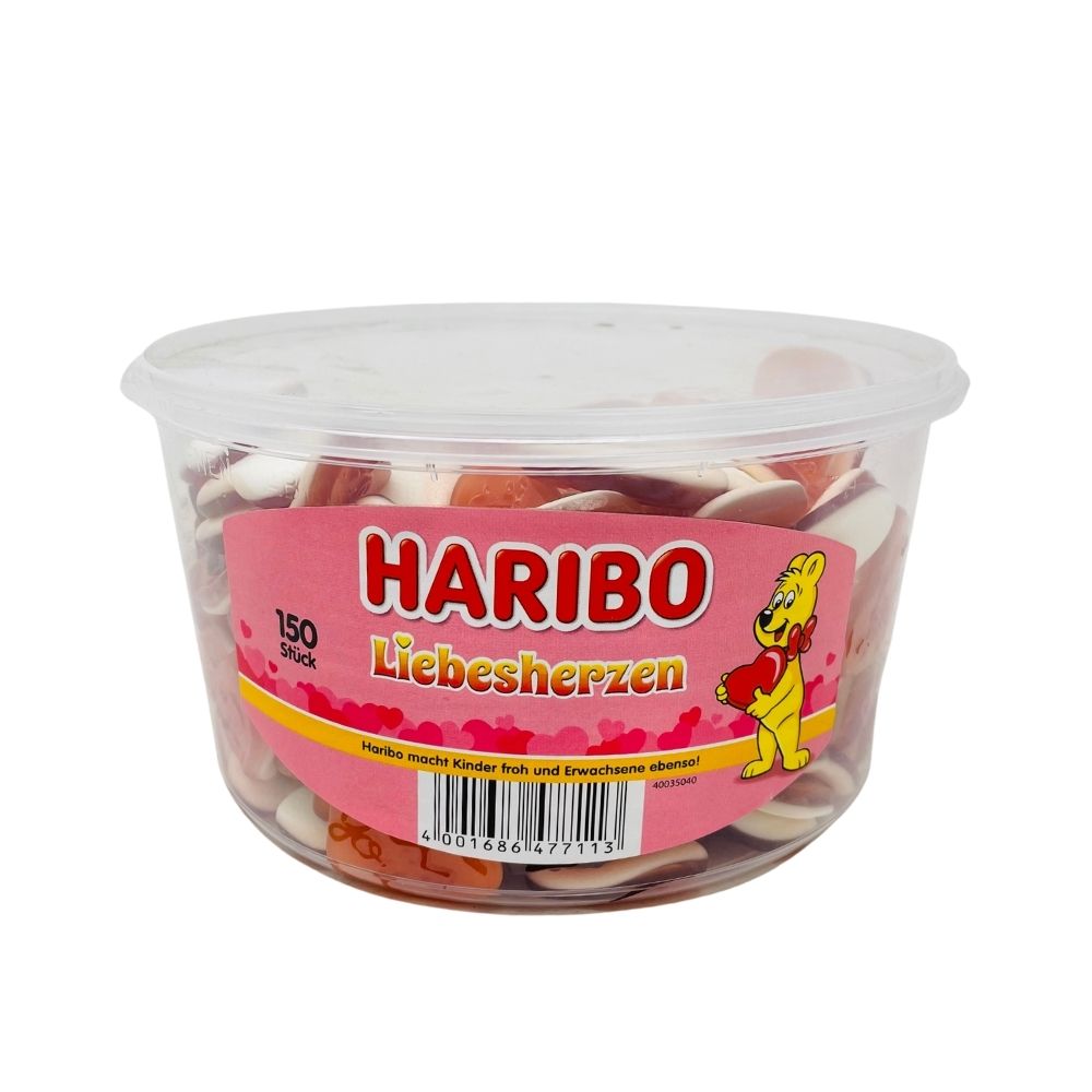 Haribo Liebesherzen Tub - 1.2kg
