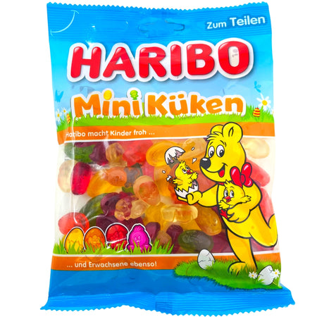Haribo Mini Kuken (Mini Chicks) (Ger) - 200g - Haribo - Haribo Candy - Old Fashioned Candy - Gummy Candy - Easter Candy