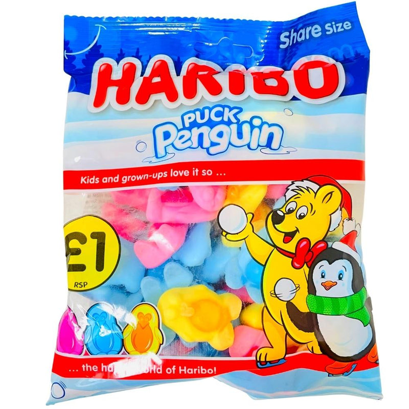 Christmas Haribo Puck Penguin UK - 160g