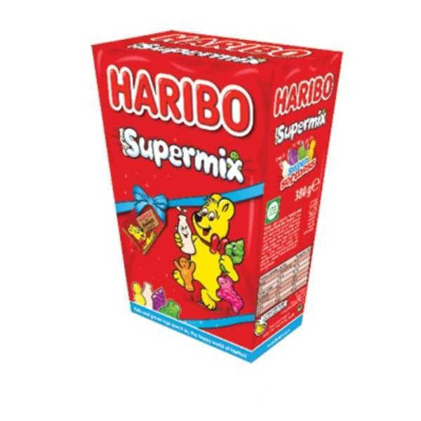 Haribo Supermix Carton 380g Haribo 400g - British Christmas Candy Haribo No Artificial Colours Origin_British