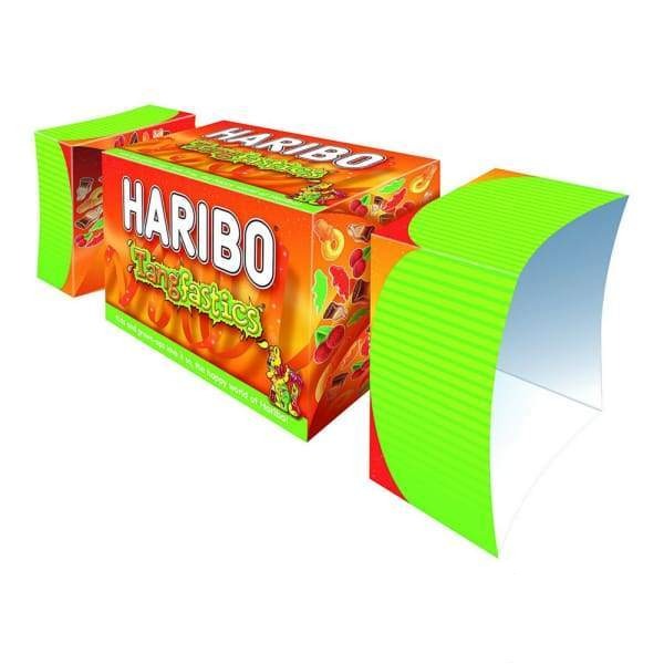 Haribo Tangfastics Sour Mix Cracker Haribo 140g - British Christmas Candy Colour_Assorted Gummy Haribo