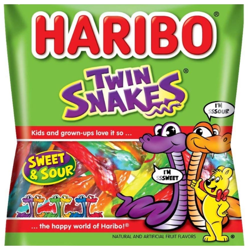 Haribo Twin Snakes Candy 67 g