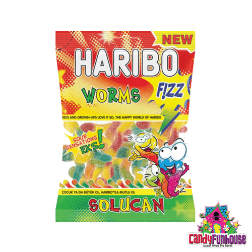 Haribo Worms Fizz - Gummies