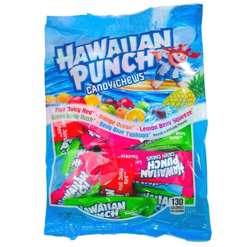 Hawaiian Punch Chews - 7oz - Hawaiian Punch - Hawaiian Punch Jellies - Chews - Chewy Candy - Fruit Chews - Fruity Chewy Candy - Hawaiian Punch Chews