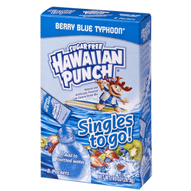 Hawaiian Punch  Berry Blue Typhoon Singles To Go