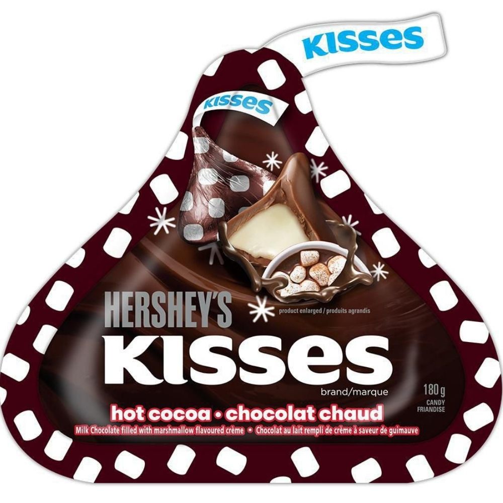 hershey's kisses hot cocoa holiday bag 180g