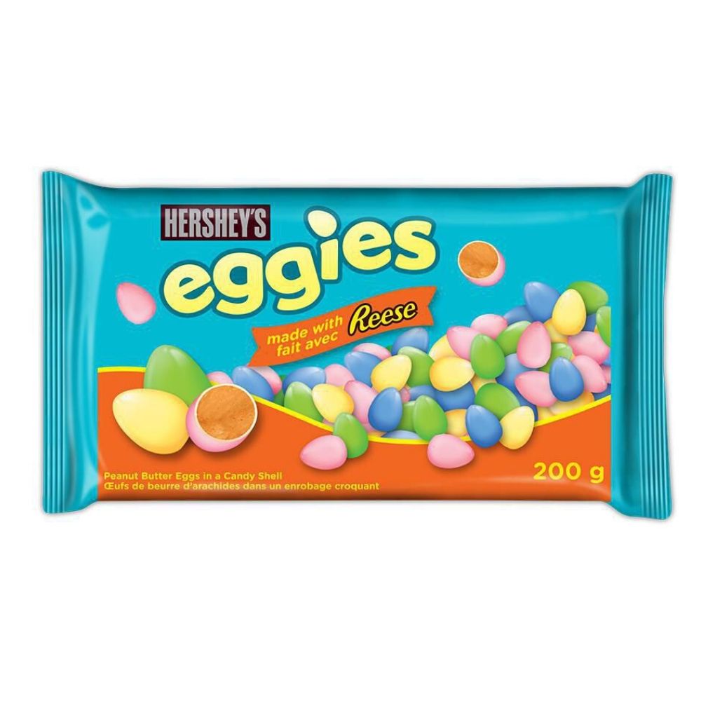 Eggies R Hershey's Eggies made with Reese Peanut Butter-200 g – Candy Funhouse CA