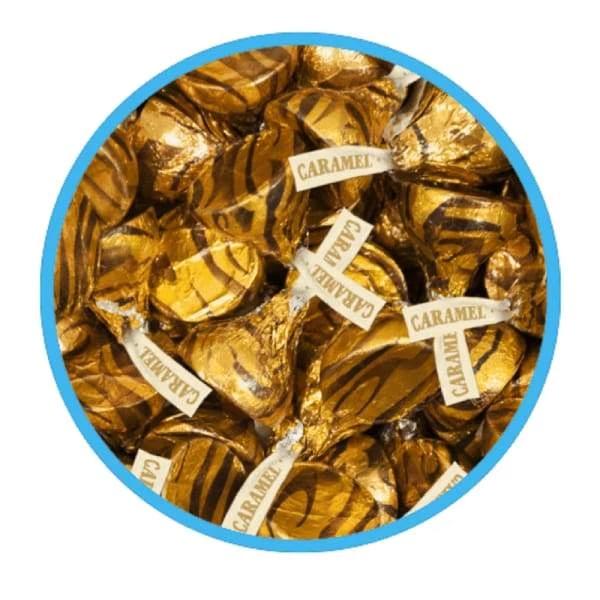 Hersheys Kisses Caramel Hersheys 2.6kg - Candy Buffet Chocolate Colour_Yellow Hersheys Individually Wrapped