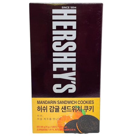 Hershey's Mandarin Sandwich Cookies 12 Packs - 300g (Korea)