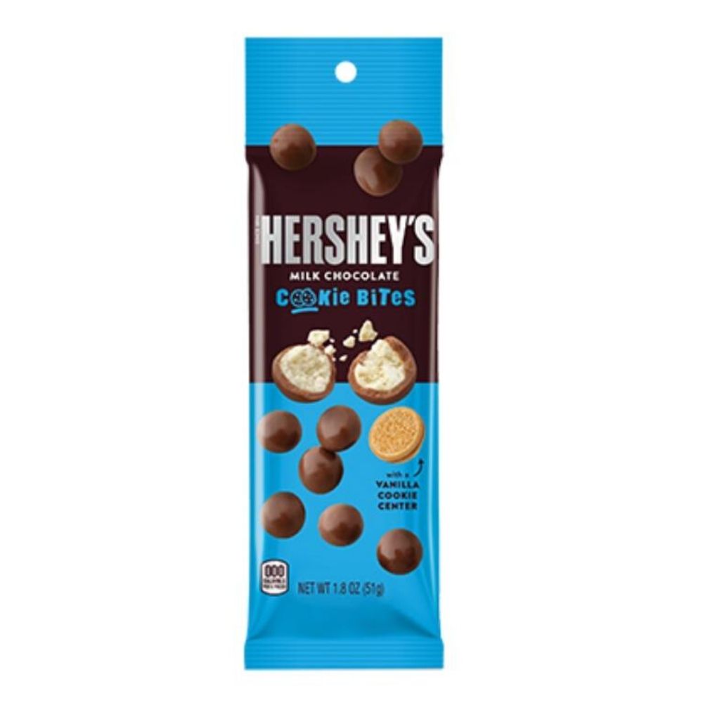 Hershey's Milk Chocolate Cookie Bites Tube 1.8oz