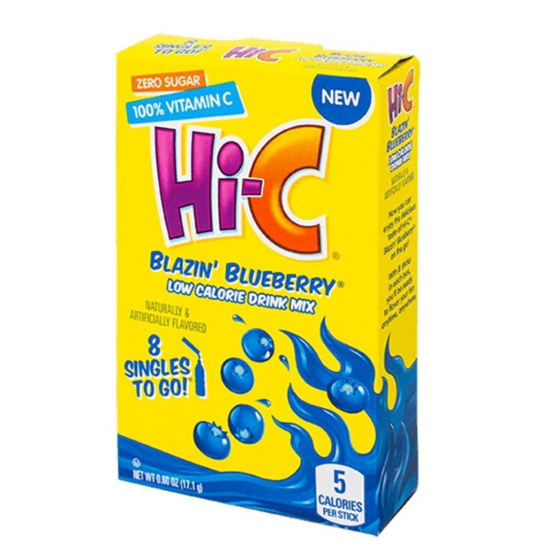 Hi-C Singles To Go-Blazin’ Blueberry Drink Mix