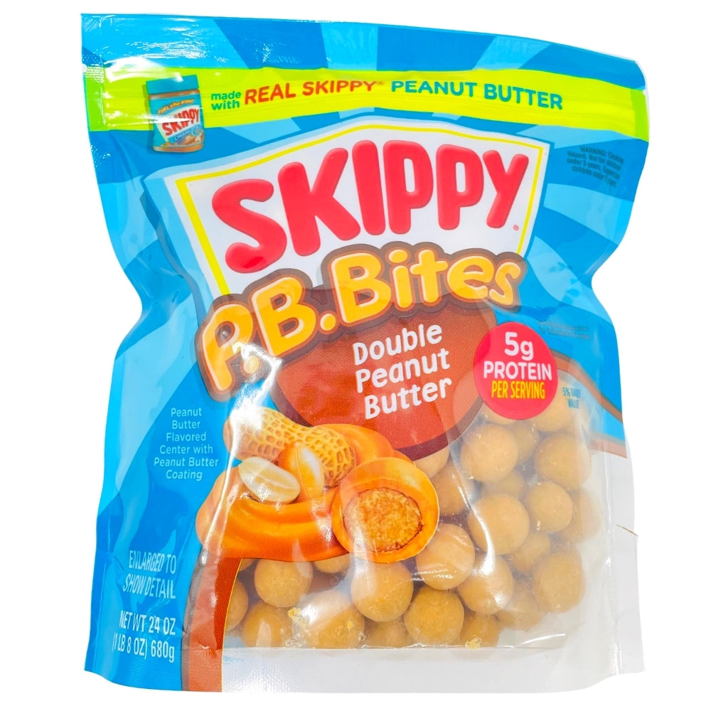 Skippy Double Peanut Butter Bites 24oz