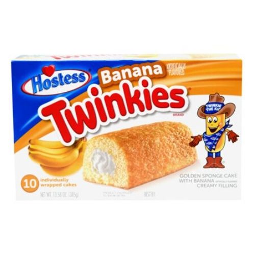 Hostess Banana Twinkies American Snack Cakes