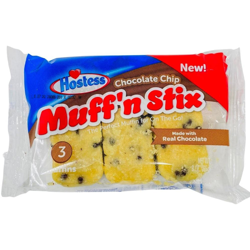 Hostess Chocolate Chip Muffin Stix 3oz Candy Funhouse