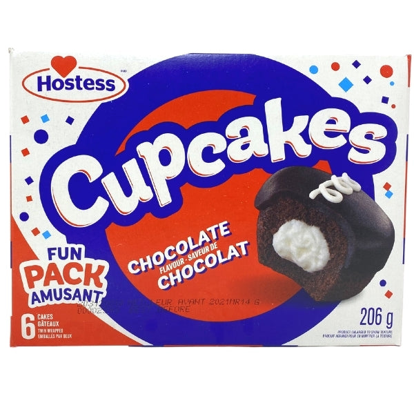 Hostess Chocolate Cupcakes Fun Pack - 6 pcs