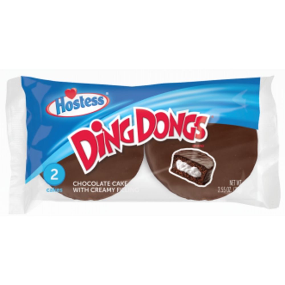 Hostess Ding Dongs Chocolate Cake-6 CT American Snacks