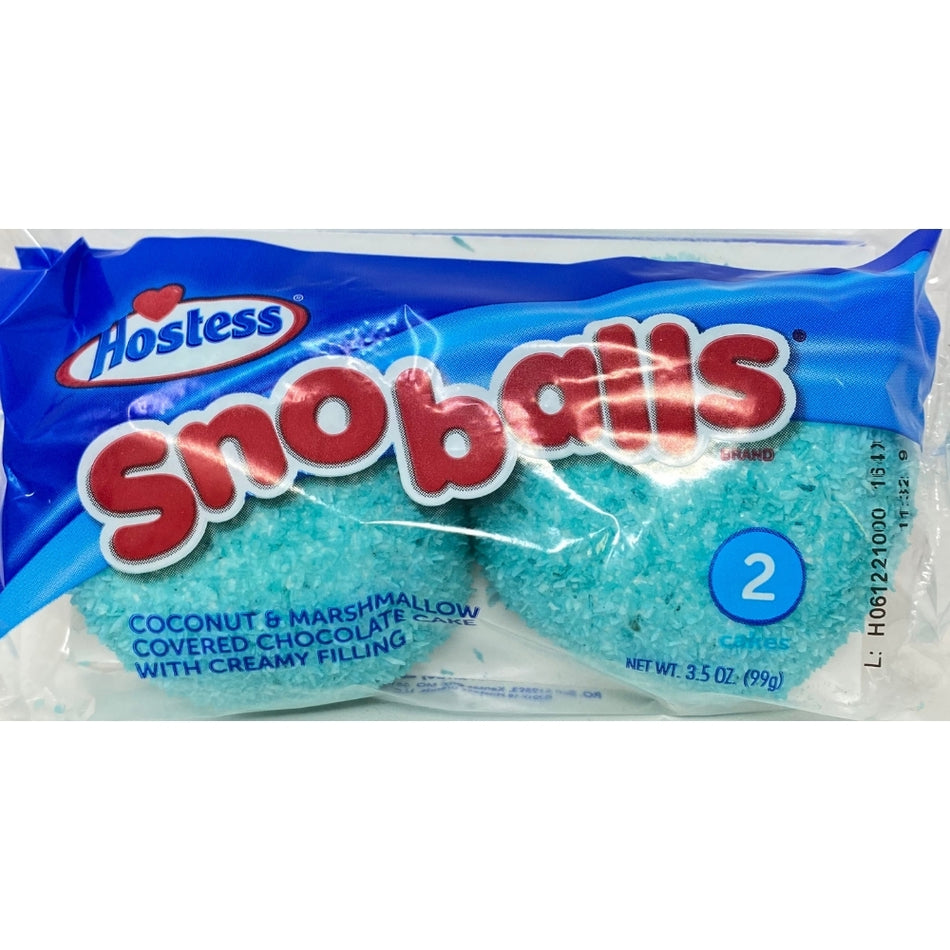 Hostess Blue Snoballs 2 Pack 3.5oz