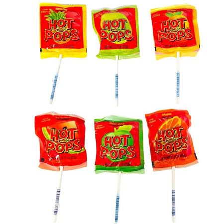 Hot Chili Pops Lollipops Flavours