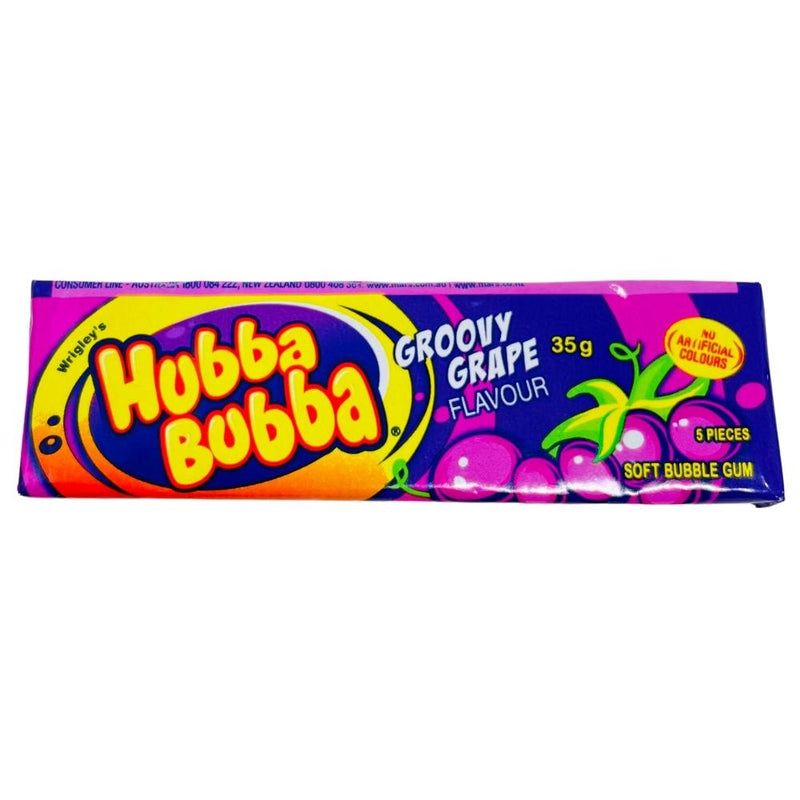 Australian Wrigley Hubba Bubba Groovy Grape