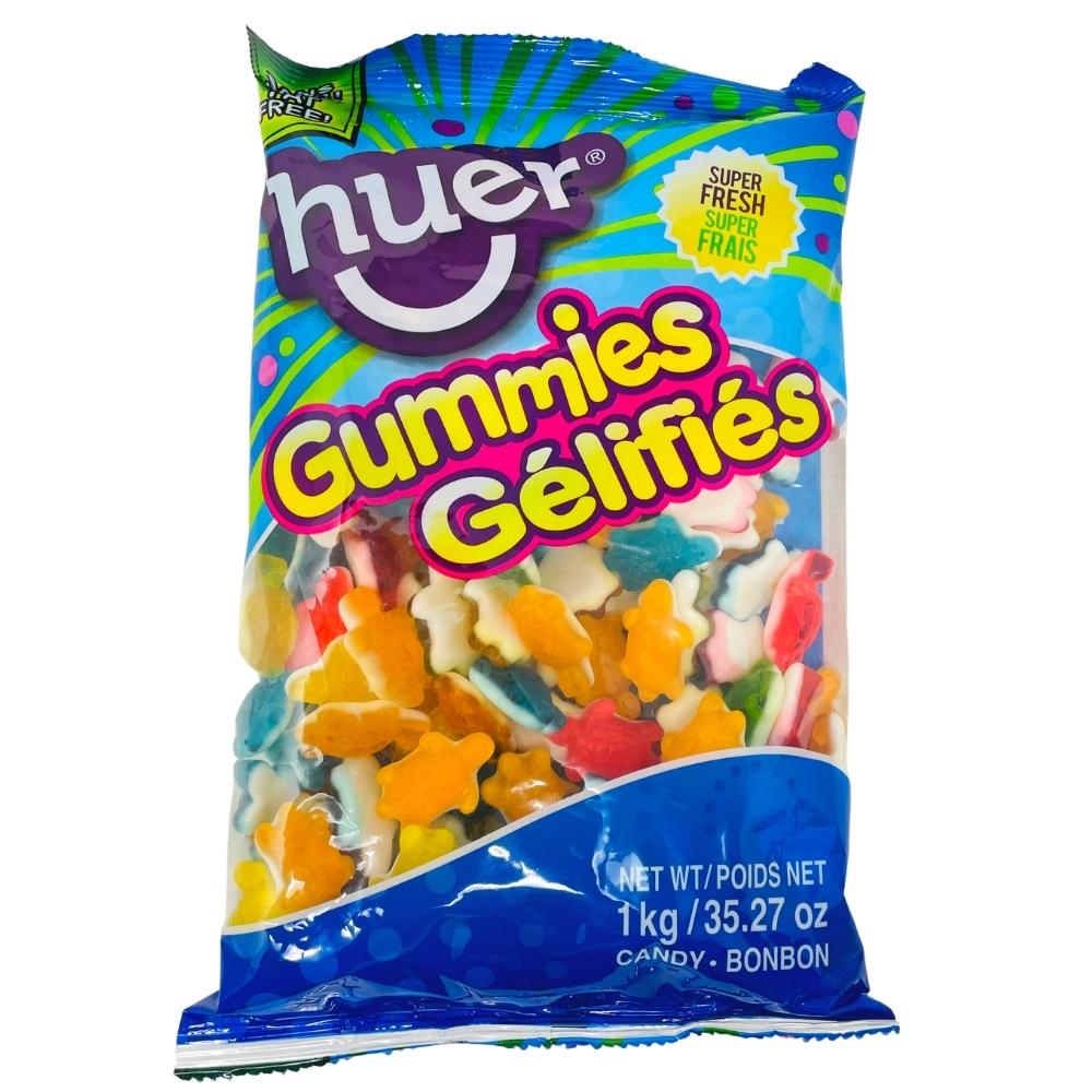 Huer Assorted Turtles - 1kg - Gummy Candy - Huer Candy - Bulk Candy - Party Favour