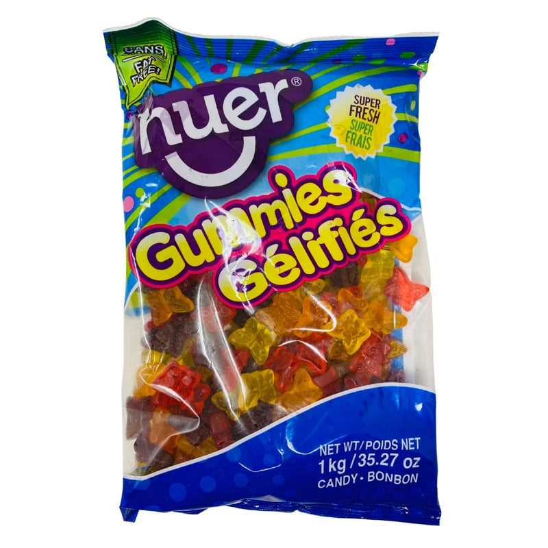 Huer Butterfly Gummy Candy - 1kg Bulk Candy