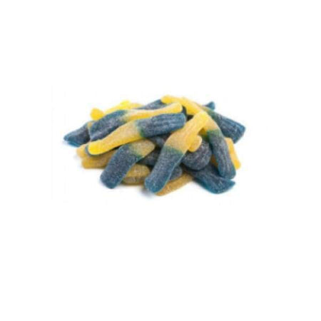 Huer Jumbo Sour Blueberry Lemonade Bottles Huer 1.2kg - Bulk Candy Buffet Colour_Blue Colour_Yellow Gummy