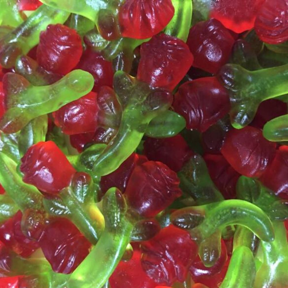 Huer Large Gummy Rose Gummy Candies | Bulk Candy