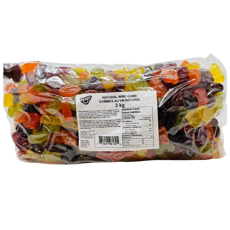 Huer Natural Wine Gums 3 kg Candy Funhouse Online Candy Shop